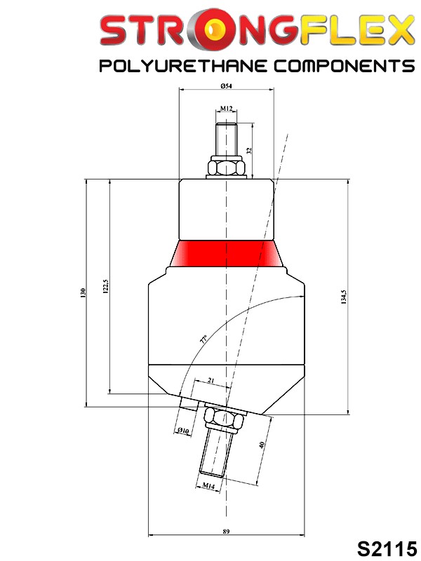 211941B: Engine mount 2JZGTE 2JZGE - Image 2