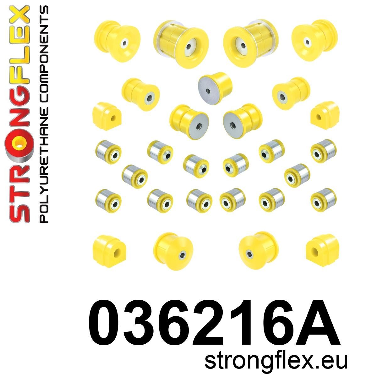 036216A: Full suspension polyurethane bush kit SPORT