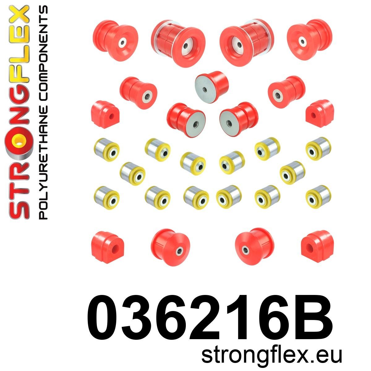 036216B: Full suspension polyurethane bush kit