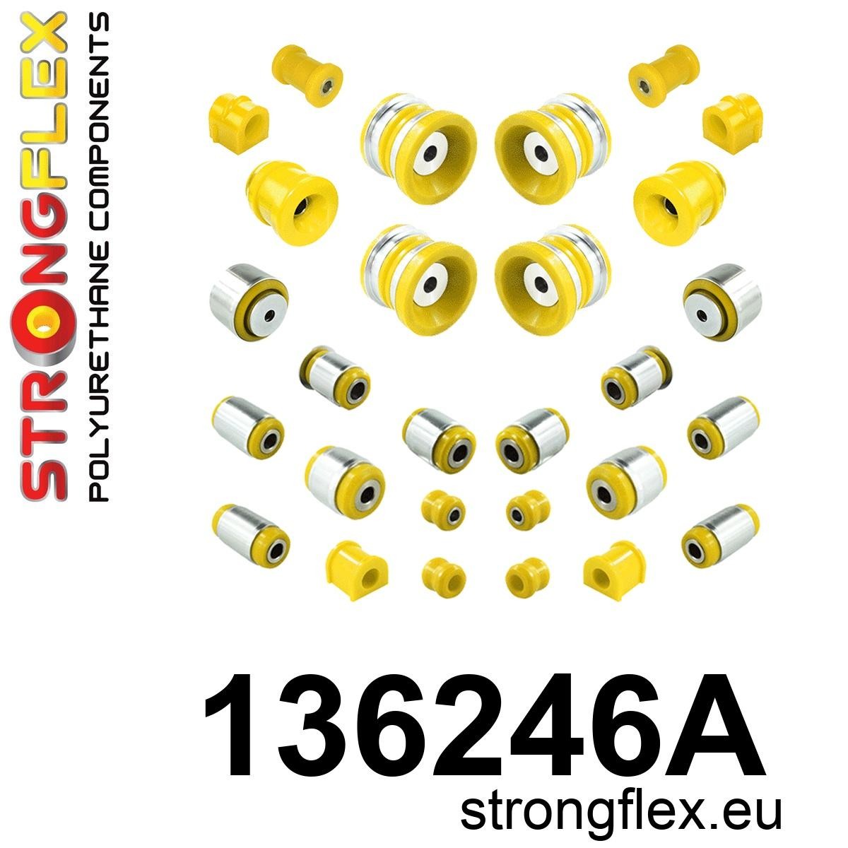 136246A: Full suspension polyurethane bush kit SPORT