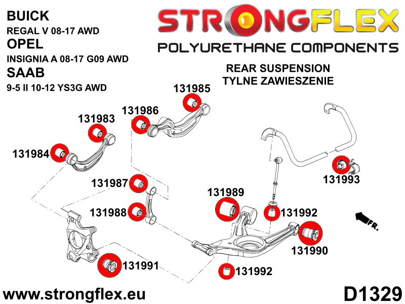 131993A: Rear stabilizer bush SPORT - Image 2