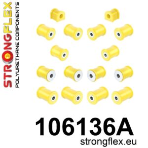 106136A: Rear suspension polyurethane bush kit SPORT