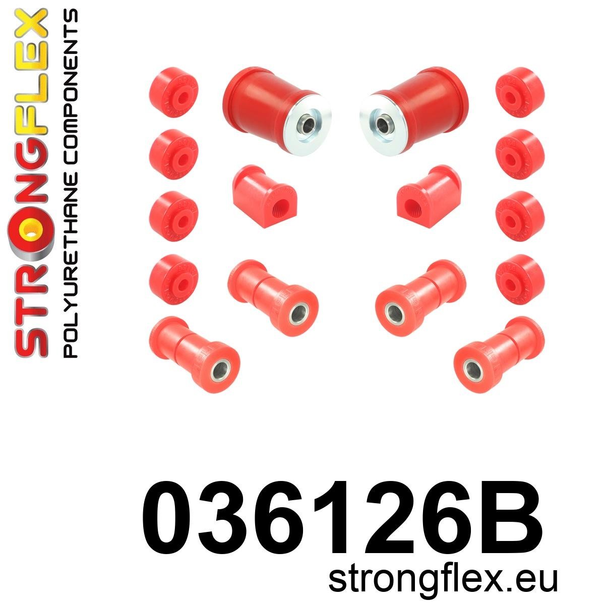 036126B: Rear suspension bush kit