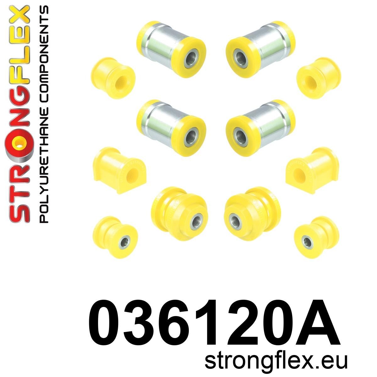 036120A: Rear suspension bush kit SPORT