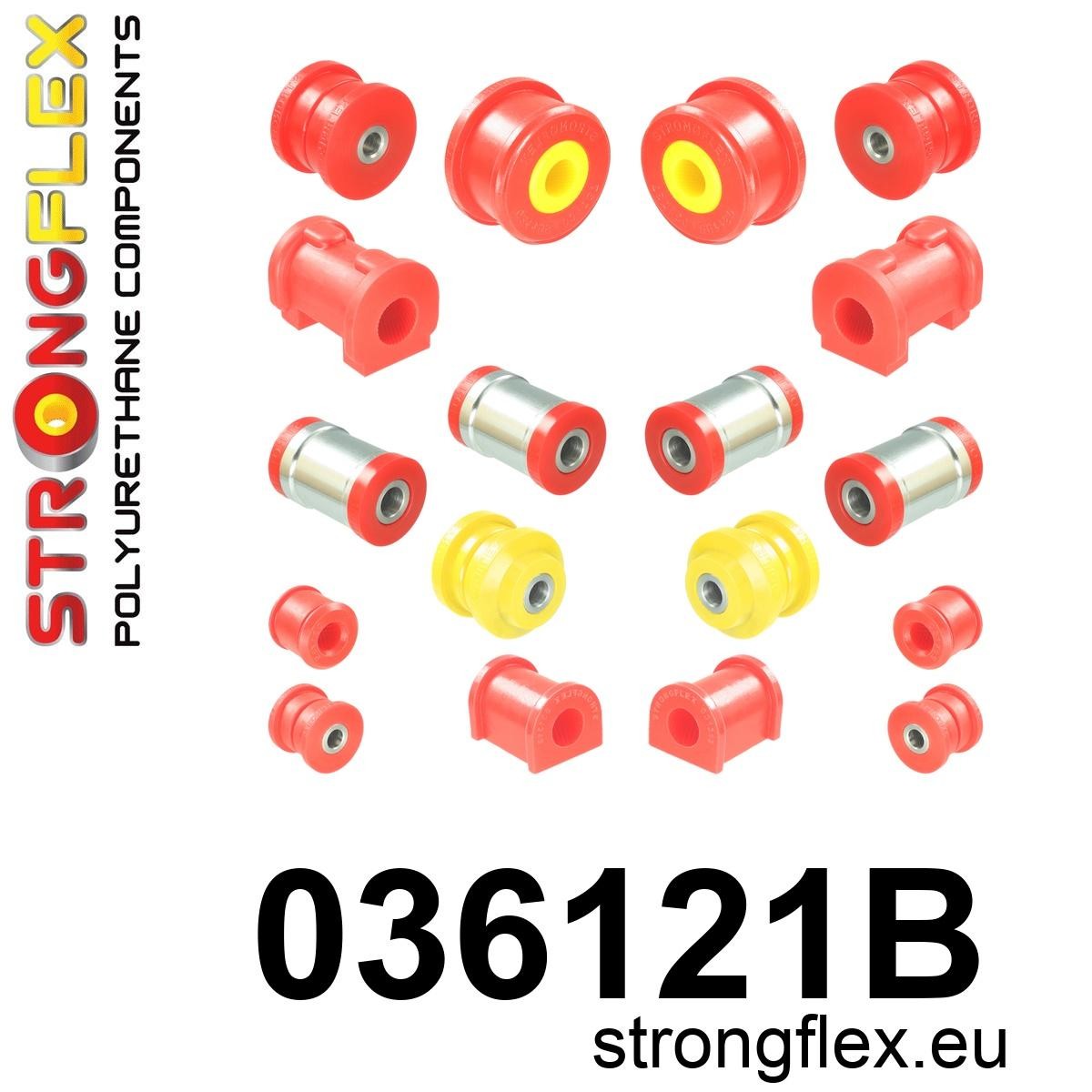 036121B: Full suspension polyurethane bush kit