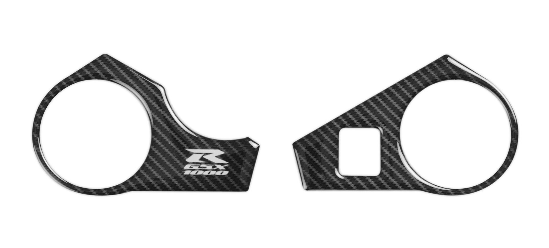 Red Dynamic Carbon Fibre Yoke Pad for the Suzuki GSX-R1000 '09-'16 - Image 3