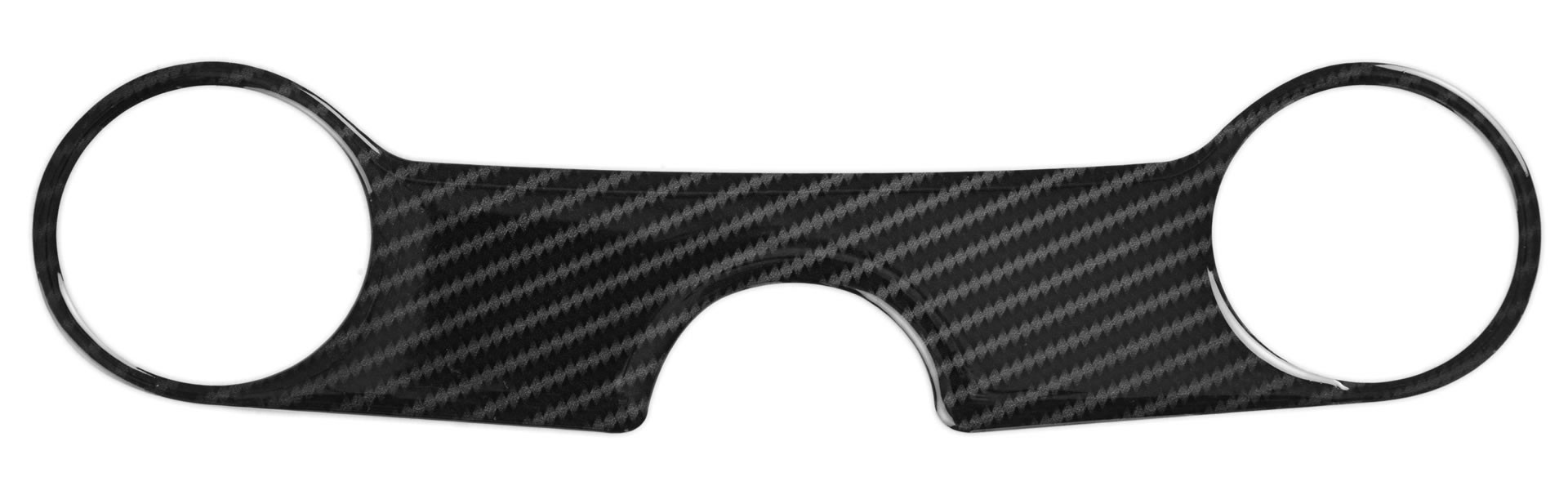 Red Dynamic Carbon Fibre Yoke Pad for Aprilia RSV1000/Falco - Image 2