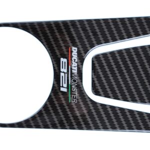 Red Dynamic Carbon Fibre Yoke Pad for Ducati Monster 821